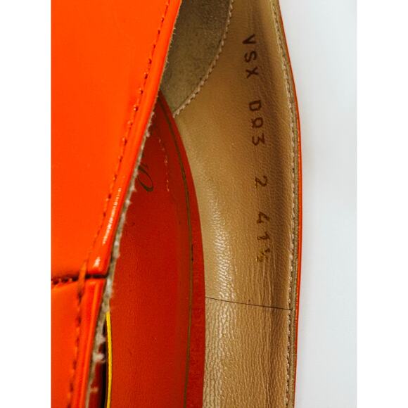 VALENTINO GARAVANI patent leather Tan-go Platform Pump In Titian IT 41.5 - Picture 10 of 16